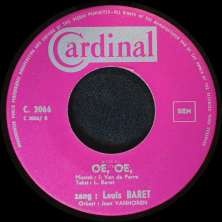 Louis Baret - Die Van ... / Oe, Oe, side B