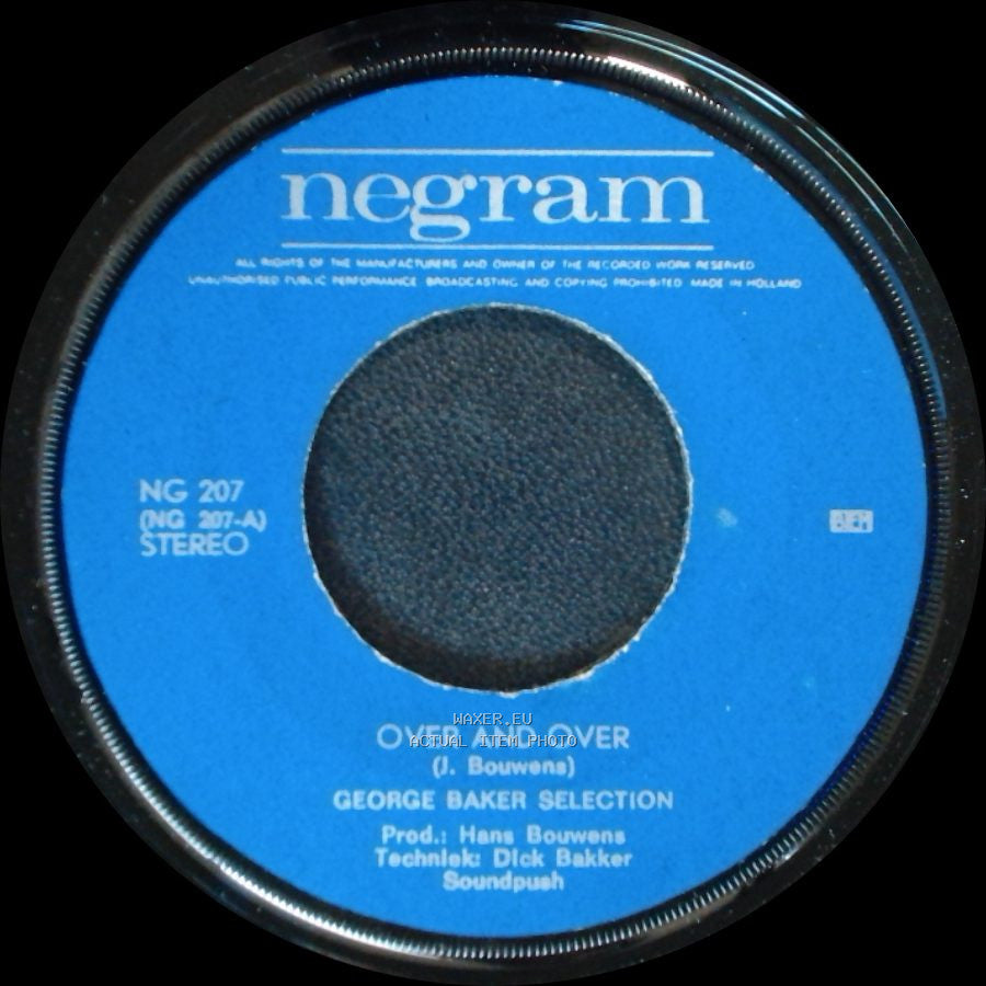 George Baker Selection - Over And Over / Cindy side A