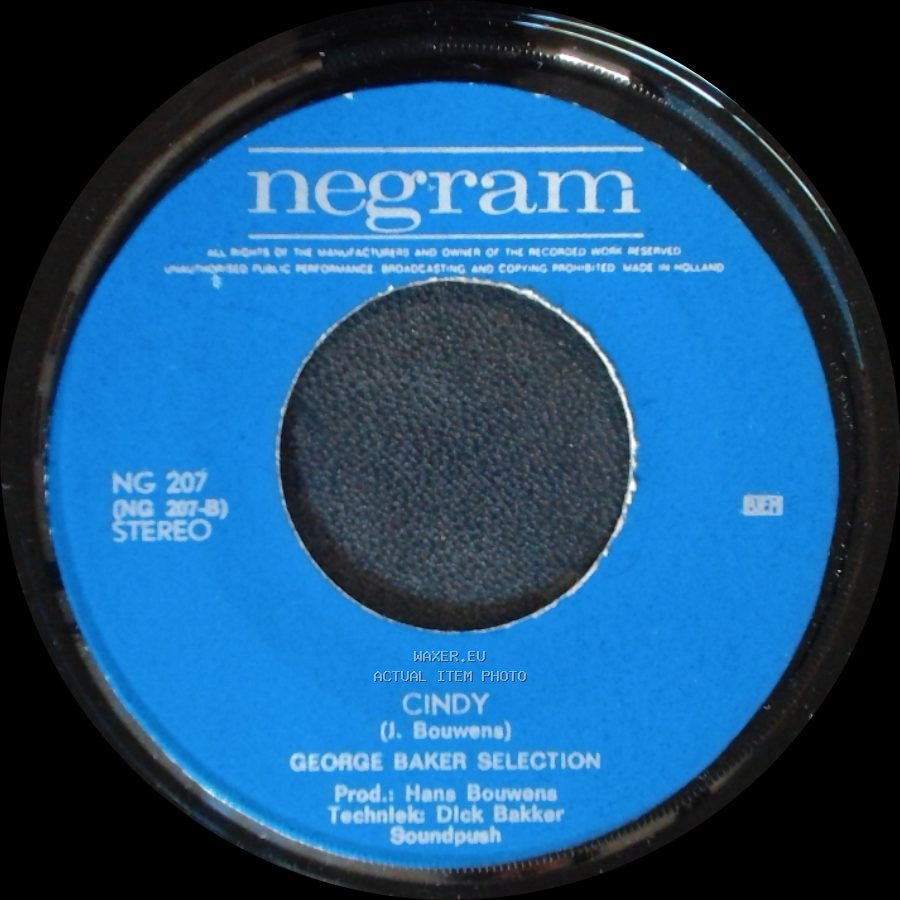 George Baker Selection - Over And Over / Cindy side B