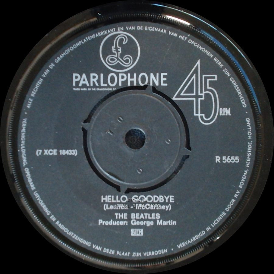 The Beatles - Hello Goodbye / I Am The Walrus side A