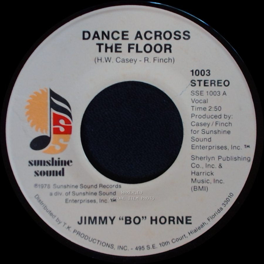 Jimmy "Bo" Horne - Dance Across The Floor / It's Your Sweet Love side A