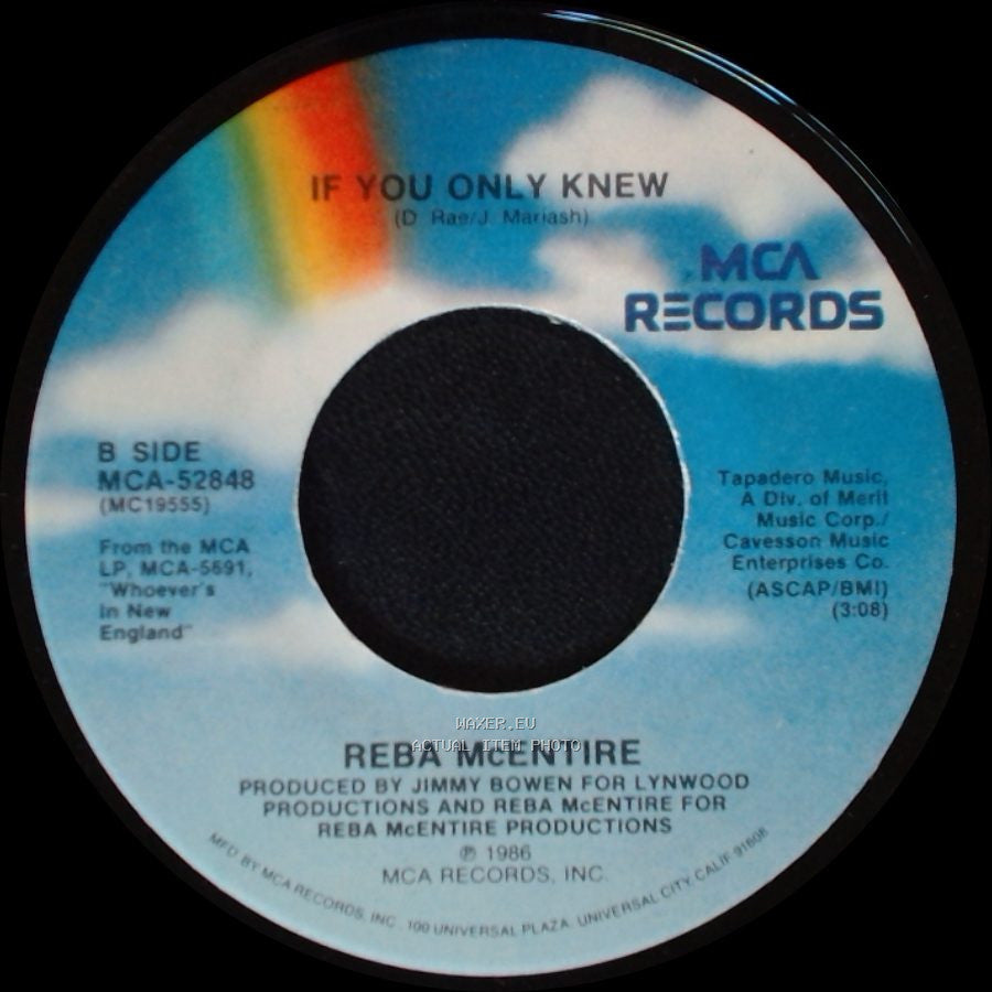 Reba Mcentire - Little Rock / If You Only Knew side B