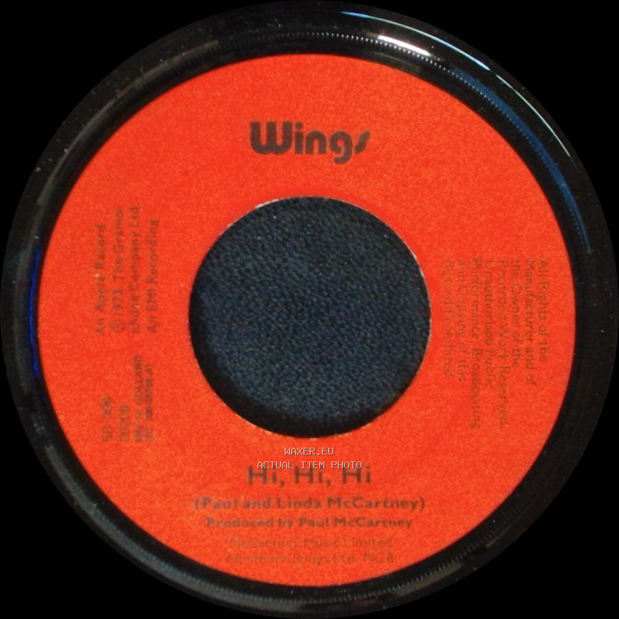 Wings - Hi, Hi, Hi / C Moon side A