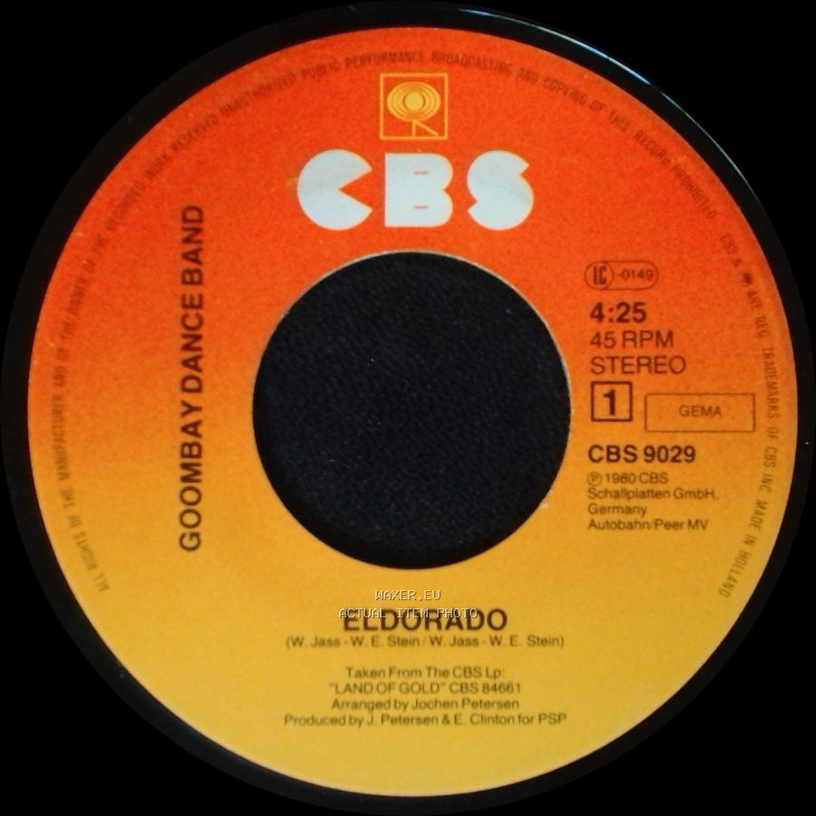 Goombay Dance Band - Eldorado / Love And Tequila side A