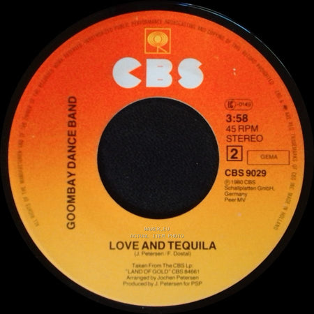 Goombay Dance Band - Eldorado / Love And Tequila side B