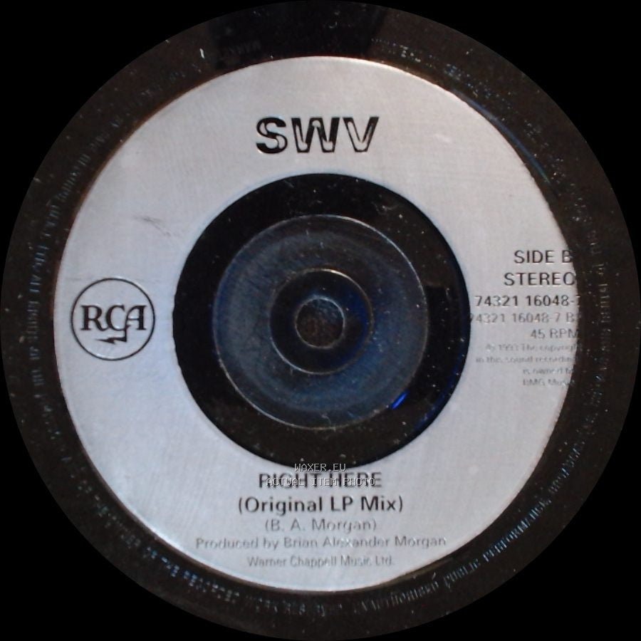 Swv - Right Here (Human Nature Radio Mix) / Right Here (Original Lp Mix) side B