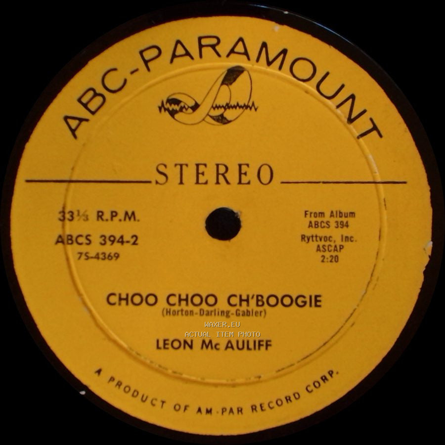 Leon Mc Auliff - Choo Choo Ch'boogie / Honky Tonk Song side A