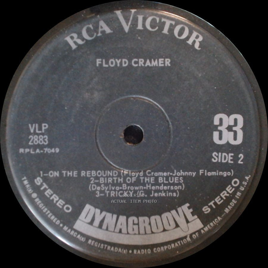 Floyd Cramer - Unknown Title A / Unknown Title B side B