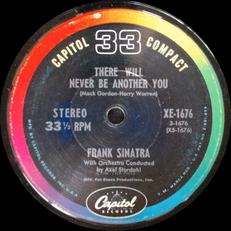 Frank Sinatra - There Will Never Be Another You / Somewhere Along The Way side A