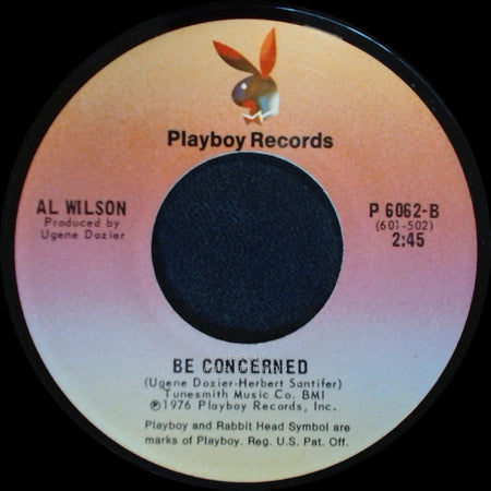 Al Wilson - I've Got A Feeling (We'll Be Seeing Each Other Again) / Be Concerned side B