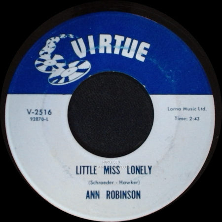 Ann Robinson - Little Miss Lonely / Johnny B side A