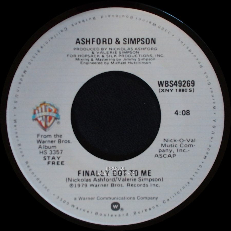 Ashford & Simpson - Finally Got To Me / Love Don't Make It Right (Ed) side A