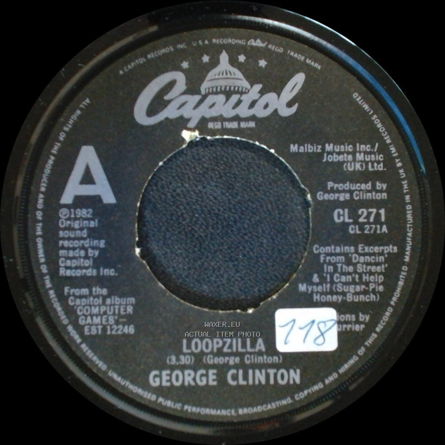 George Clinton - Loopzilla / Pot Sharing Tots side A