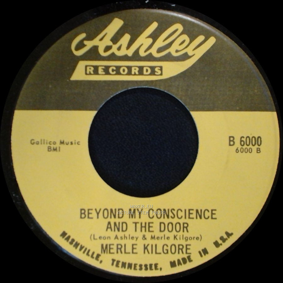 Merle Kilgore - Packing An Unpacking / Beyond My Conscience And The Door side B