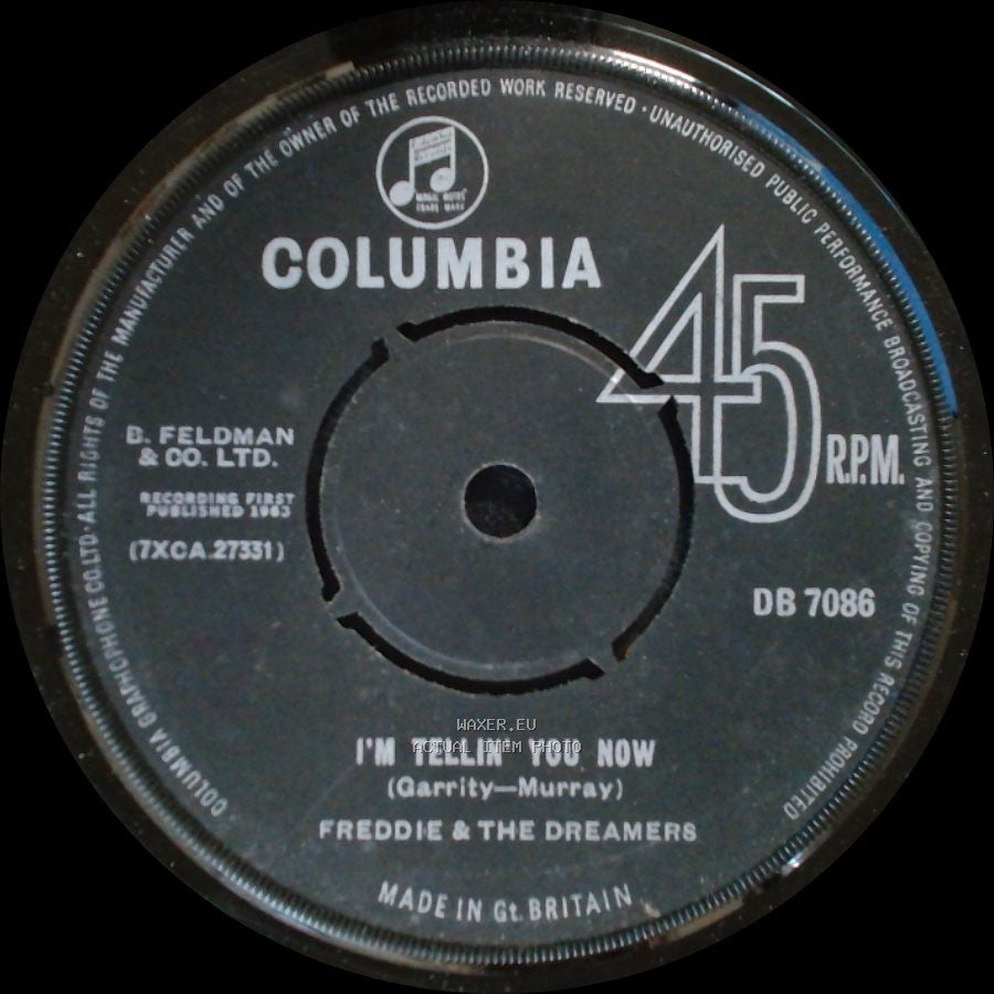 Freddie & The Dreamers - What Have I Done To You ? / I'm Tellin' You Now side B