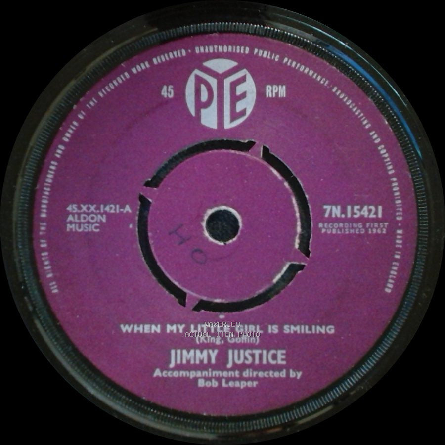Jimmy Justice - When My Little Girl Is Smiling / If I Lost Your Love side A