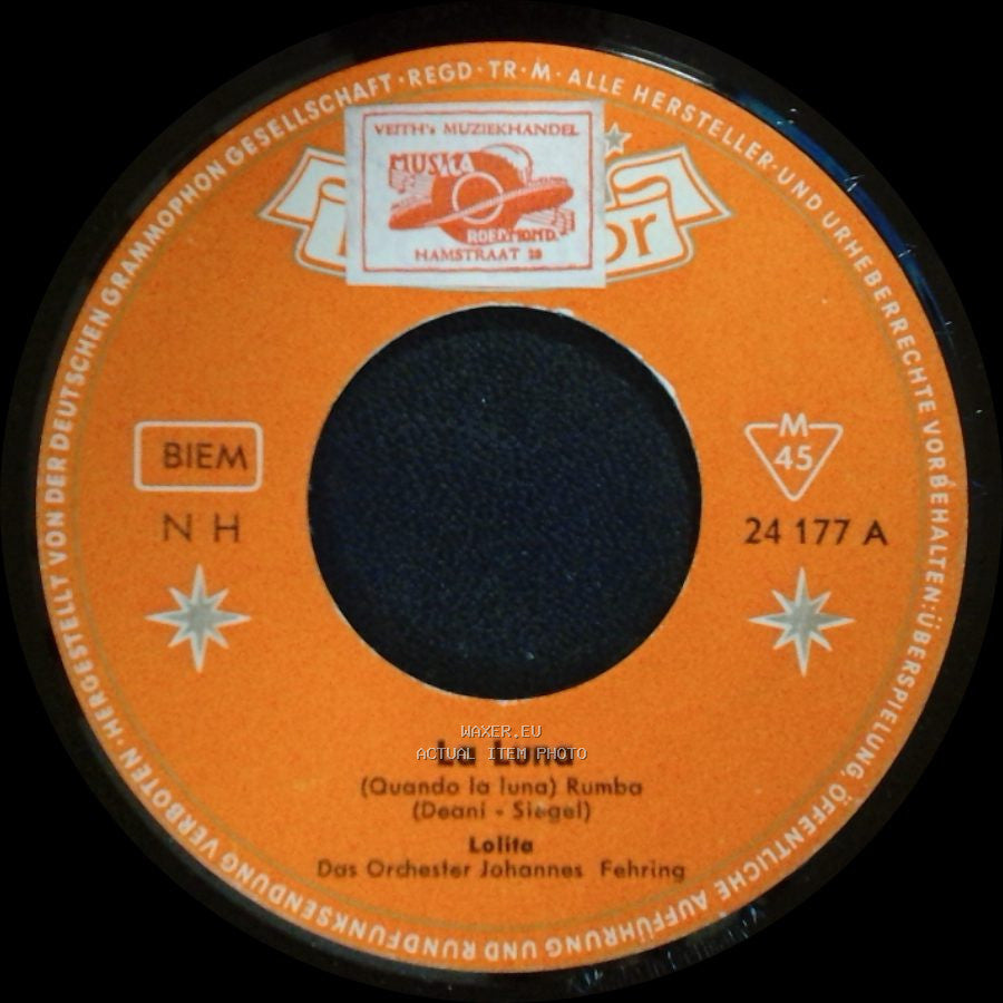 Lolita - La Luna (Quando La Luna) Rumba / Seemann ... (Deine Heimat Ist Das Meer) Foxtrot side A