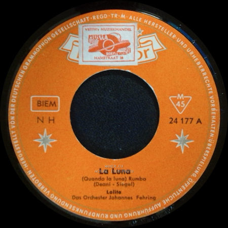 Lolita - La Luna (Quando La Luna) Rumba / Seemann ... (Deine Heimat Ist Das Meer) Foxtrot side A