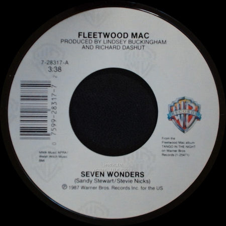 Fleetwood Mac - Book Of Miracles / Seven Wonders side A