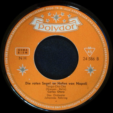 Carlos Otero - Weine Keine Tränen Um Mich, Bella Maria / Die Roten Segel Im Hafen Von Napoli side B