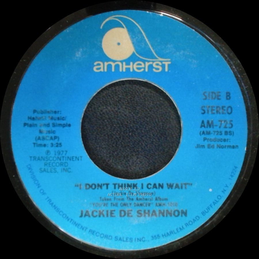Jackie De Shannon - Don't Let The Flame Burn Out / I Don't Think I Can Wait side B