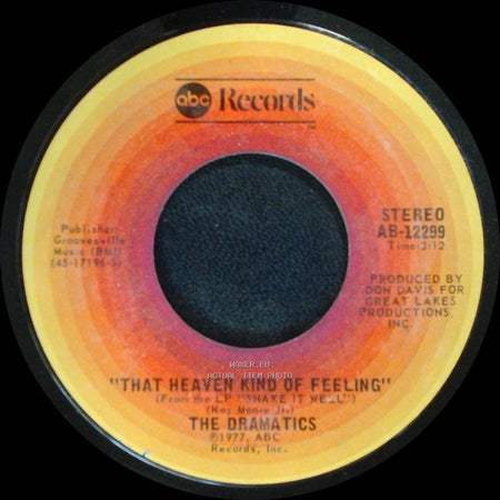 The Dramatics - Shake It Well / That Heaven Kind Of Feeling side B
