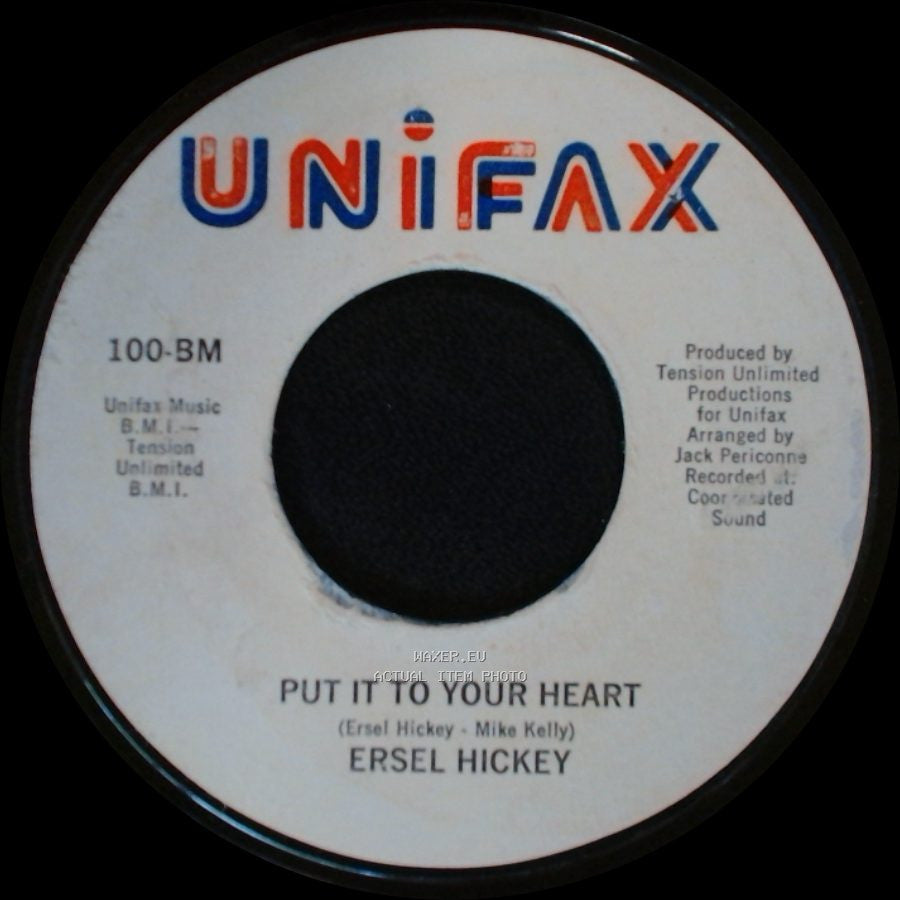 Ersel Hickey - How Unlucky Can You Get / Put It To Your Heart side B