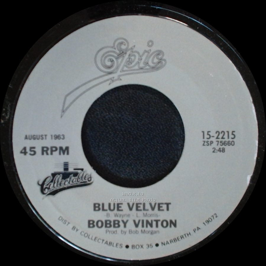 Bobby Vinton - Blue Velvet / Blue On Blue side A