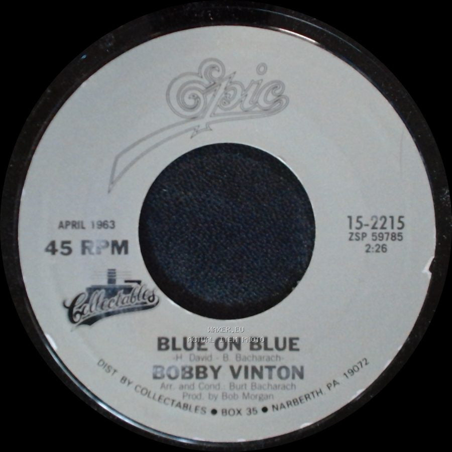 Bobby Vinton - Blue Velvet / Blue On Blue side B