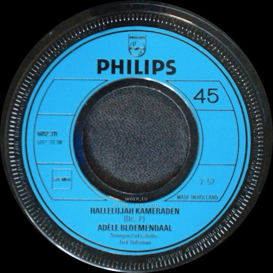 Adele Bloemendaal - Hallelujah Kameraden / Reisje Langs De Rijn side A