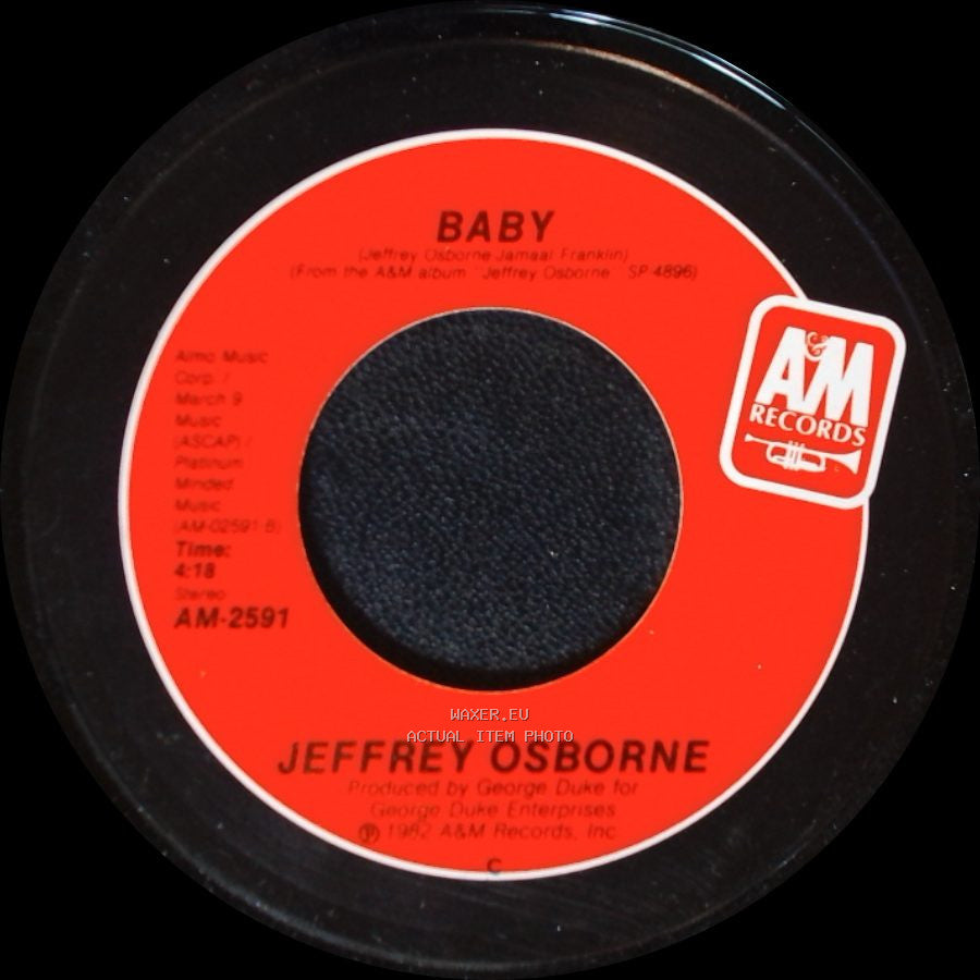 Jeffrey Osborne - Stay With Me Tonight / Baby side B
