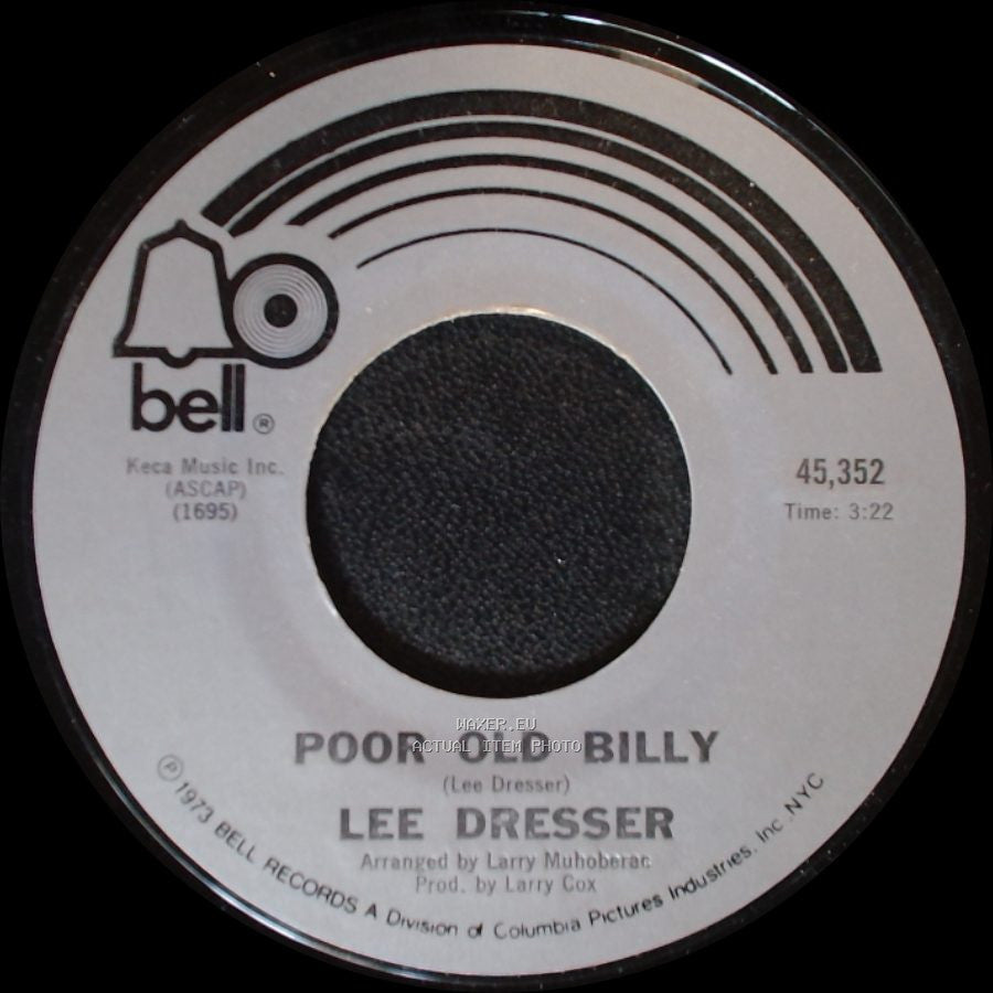 Lee Dresser - Poor Old Billy / Once In A Lifetime Thing side A