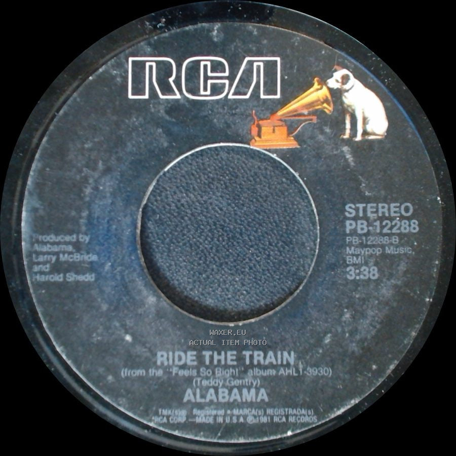 Alabama - Love In The First Degree / Ride The Train side B