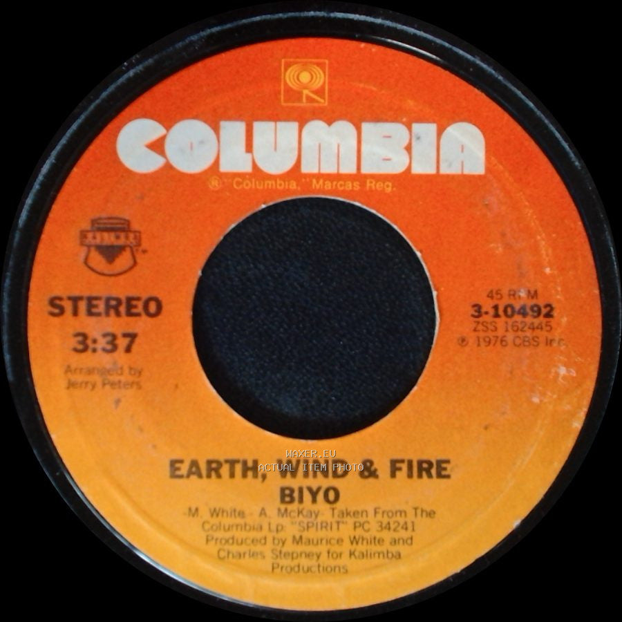Earth, Wind & Fire - On Your Face / Biyo side B