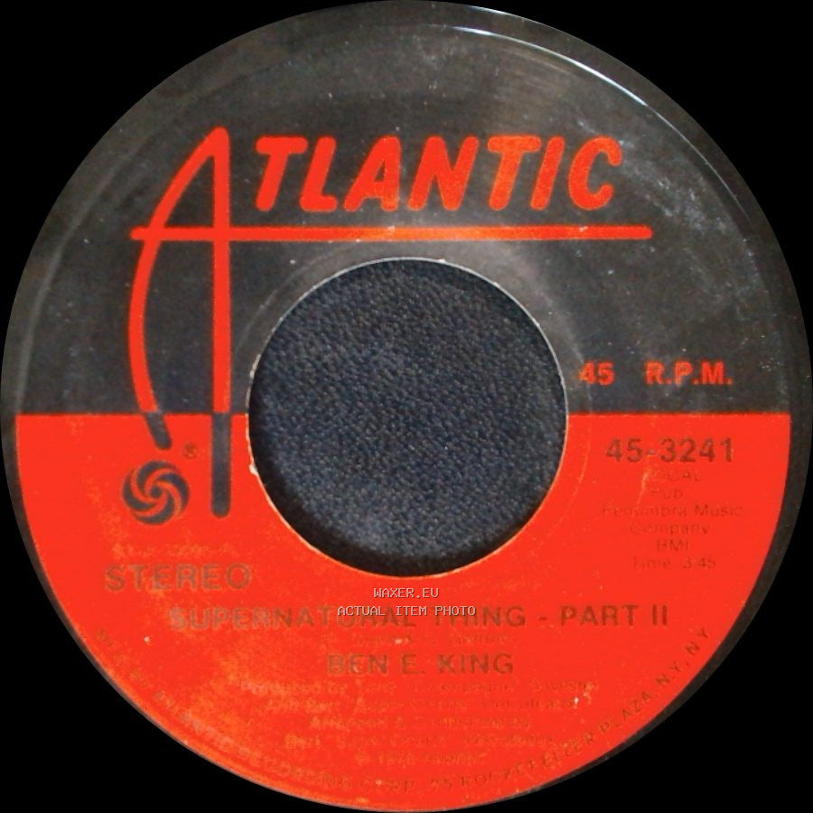 Ben E. King / B.B. King - Supernatural Thing - Part I / Supernatural Thing - Part Ii side B