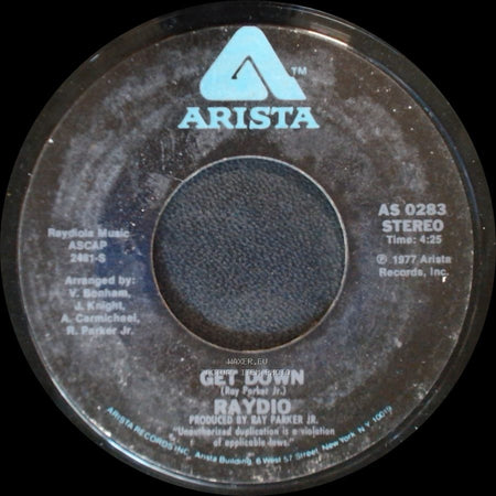 Raydio - Jack And Jill / Get Down side A
