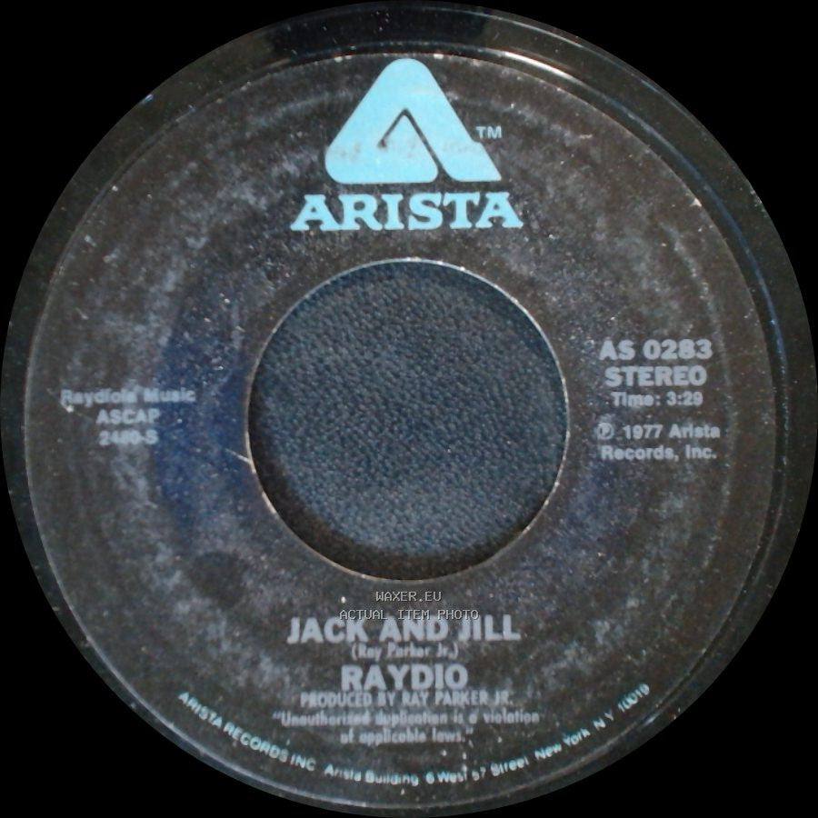 Raydio - Jack And Jill / Get Down side B