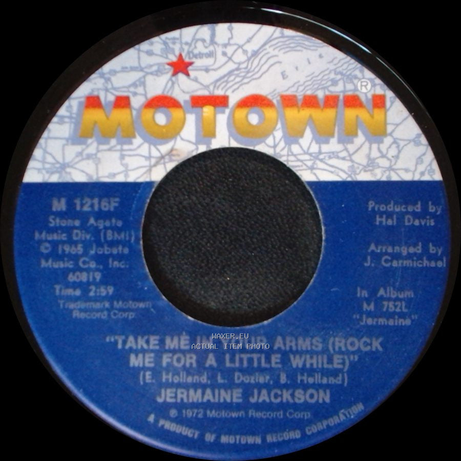 Jermaine Jackson - Take Me In Your Arms (Rock Me For A Little While) / Daddy's Home side A
