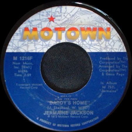 Jermaine Jackson - Take Me In Your Arms (Rock Me For A Little While) / Daddy's Home side B