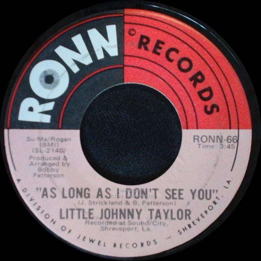 Little Johnny Taylor - Strange Bed With A Bad Head / As Long As I Don't See You side B