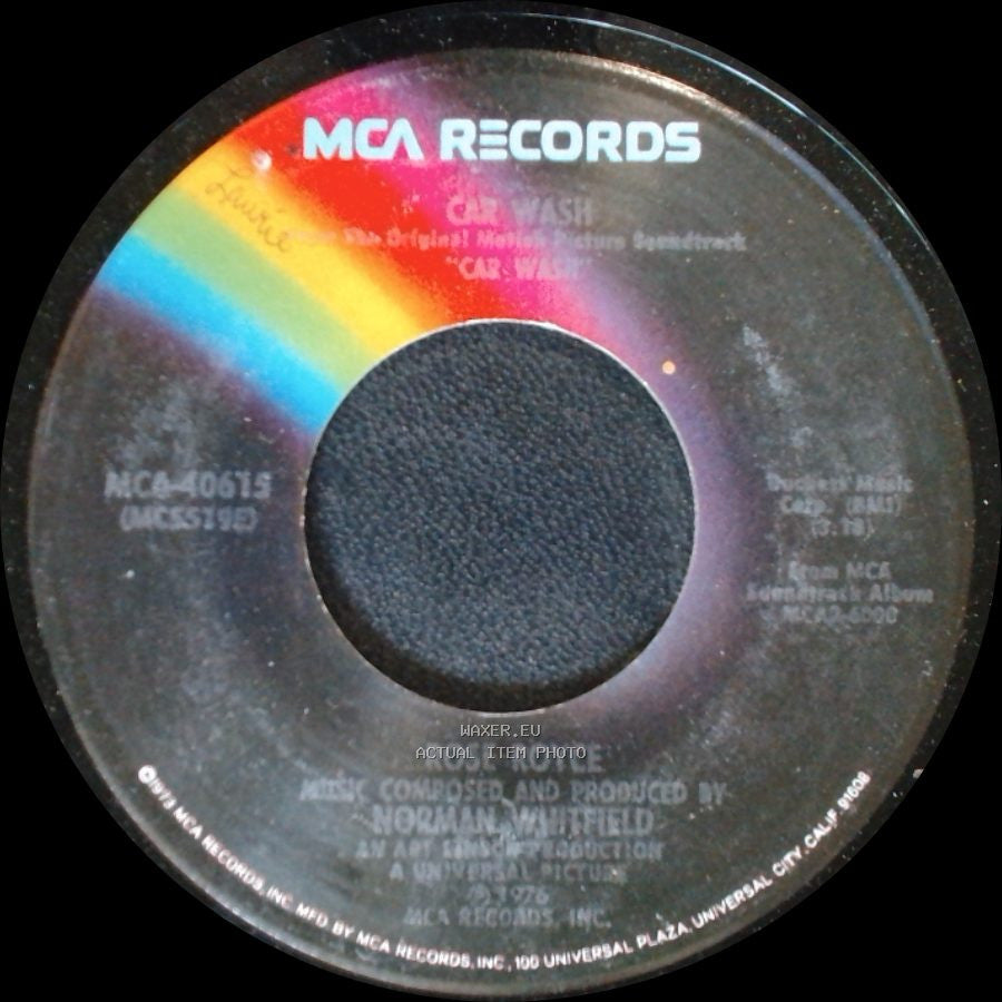 Rose Royce - Unknown Title A / Car Wash side A