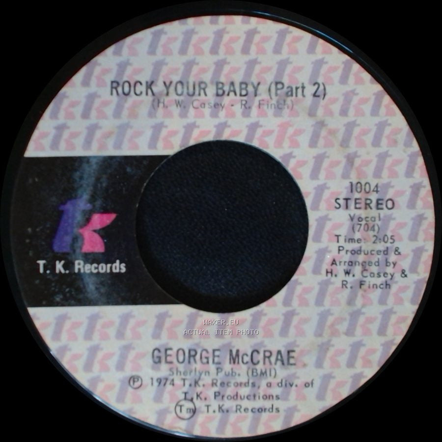George Mccrae - Rock Your Baby / Rock Your Baby (Part 2) side B