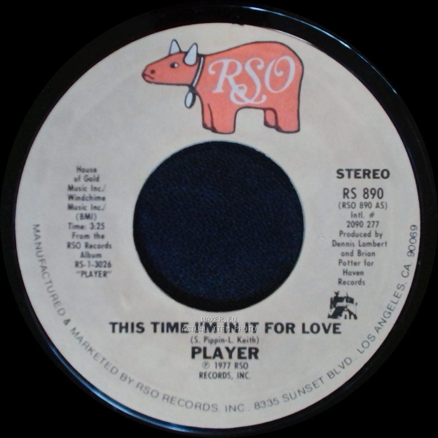 Player - This Time I'm In It For Love / Every Which Way side B