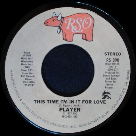 Player - This Time I'm In It For Love / Every Which Way side B