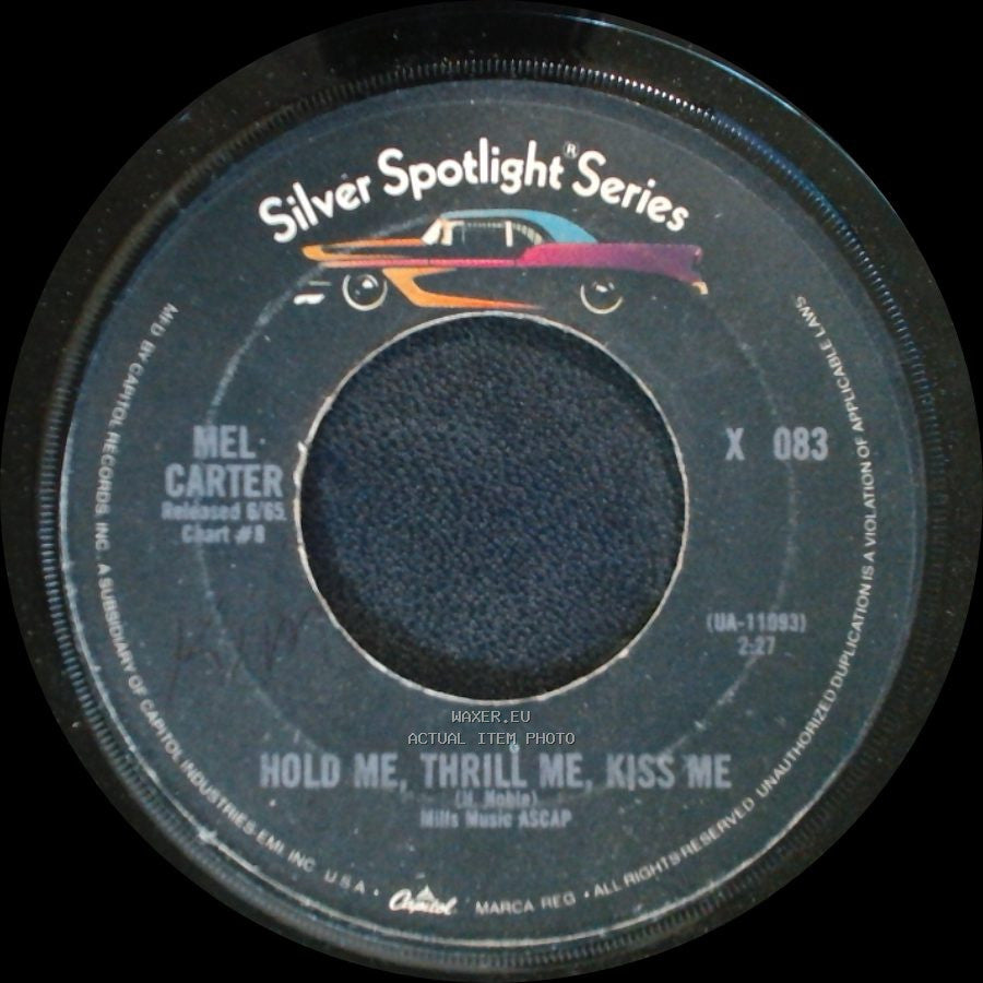Mel Carter - Hold Me, Thrill Me, Kiss Me / (All Of A Sudden) My Heart Sings side A