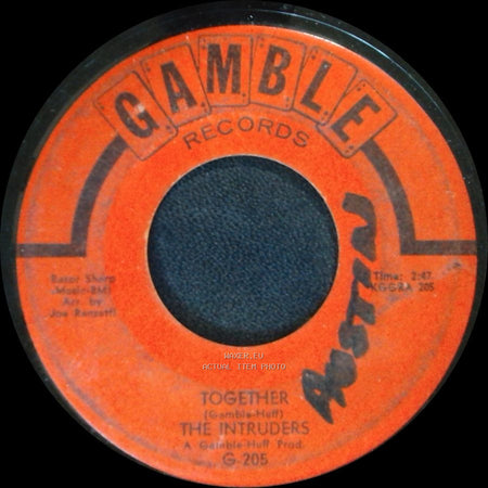 The Intruders - Together / Up And Down The Ladder side A