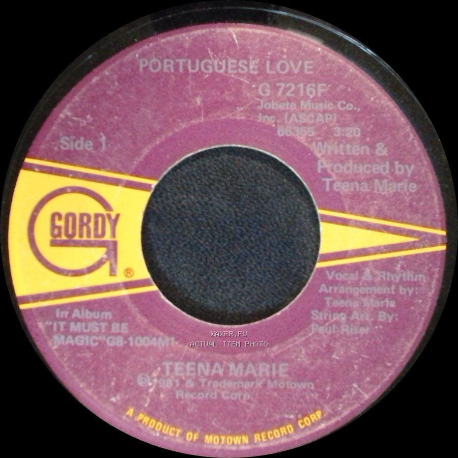 Teena Marie - Portuguese Love / The Ballad Of Cradle Rob And Me side A