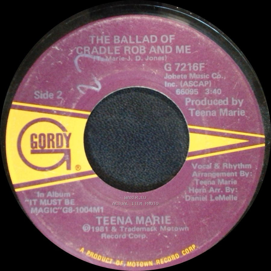 Teena Marie - Portuguese Love / The Ballad Of Cradle Rob And Me side B