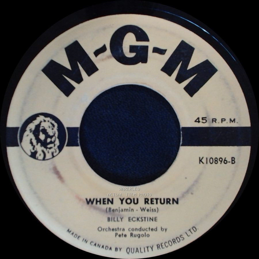 Billy Eckstine - If / When You Return side B