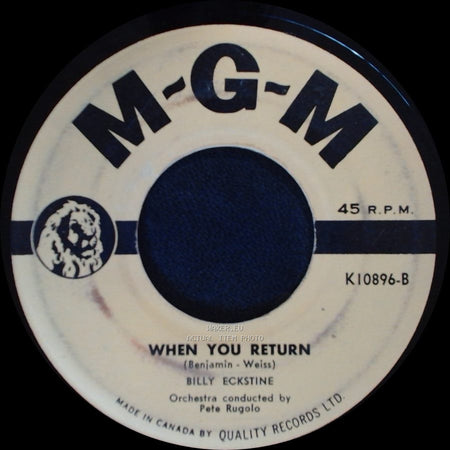 Billy Eckstine - If / When You Return side B
